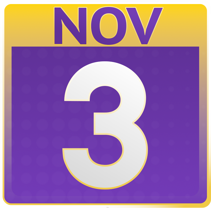 November 3