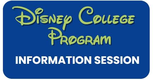 DCP Info Session Disney College Program Information Session where studenst gave their testimonials about what the DCP was like and to encourage other students to also apply