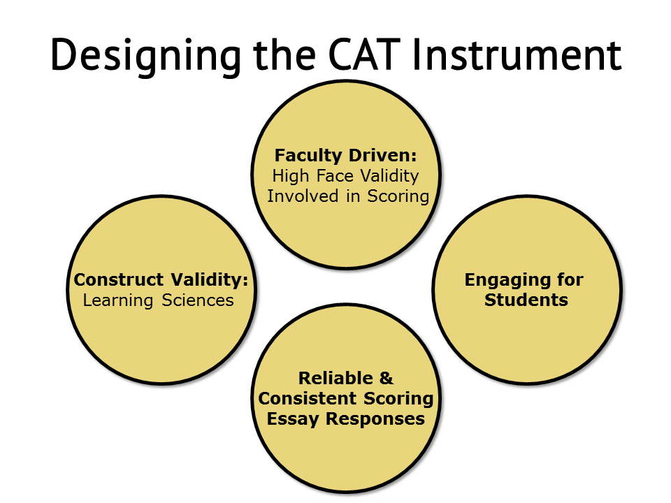graphic of the considerations for CAT development