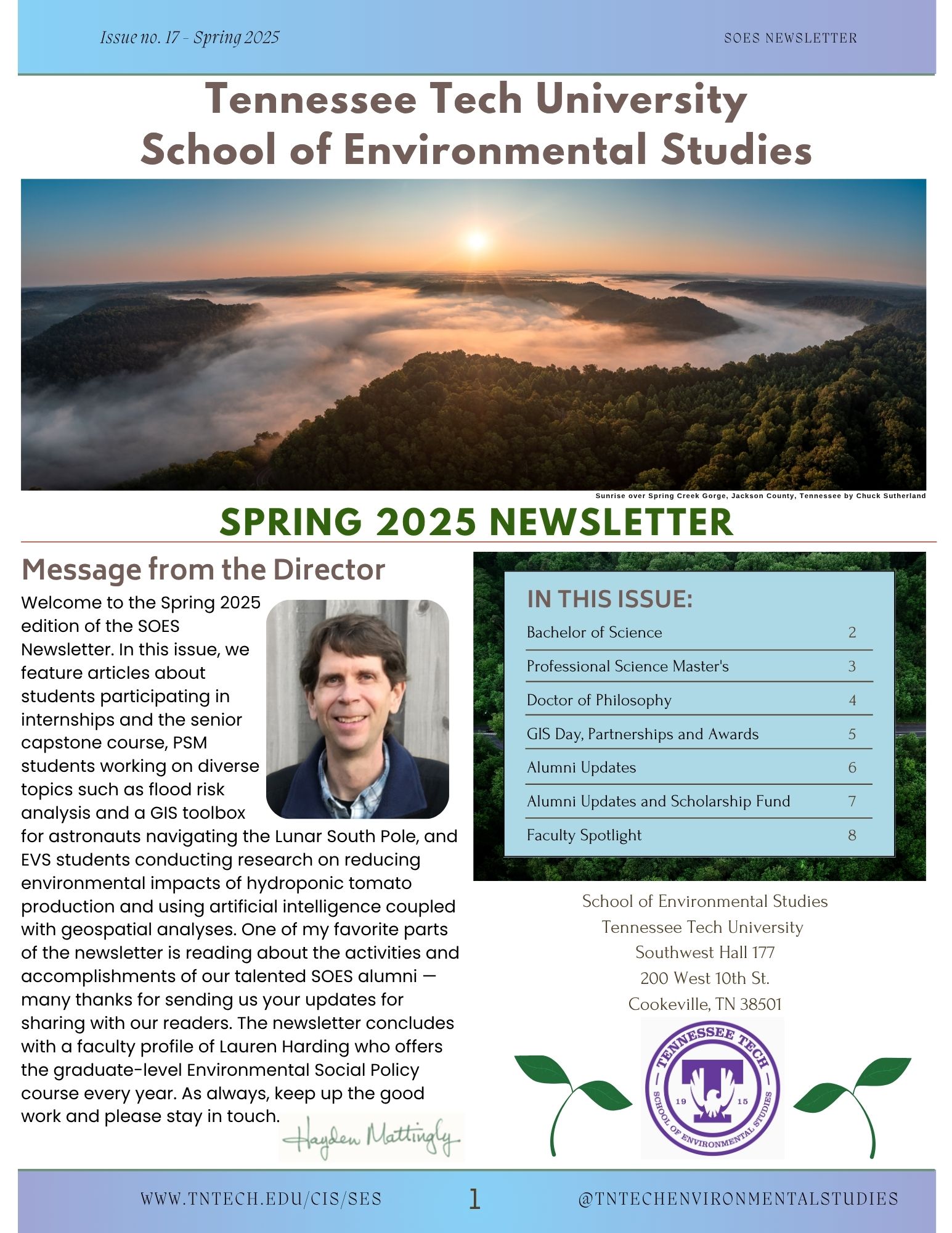 SOES Spring 2025 Newsletter