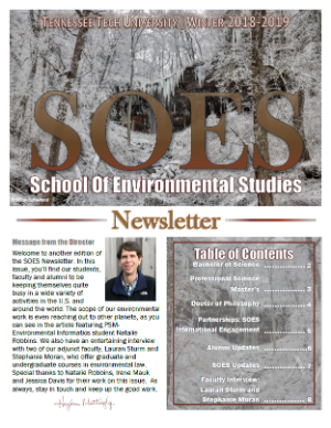 SOES Winter 2018 2019 newsletter