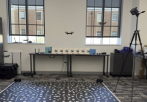 drones flying in air