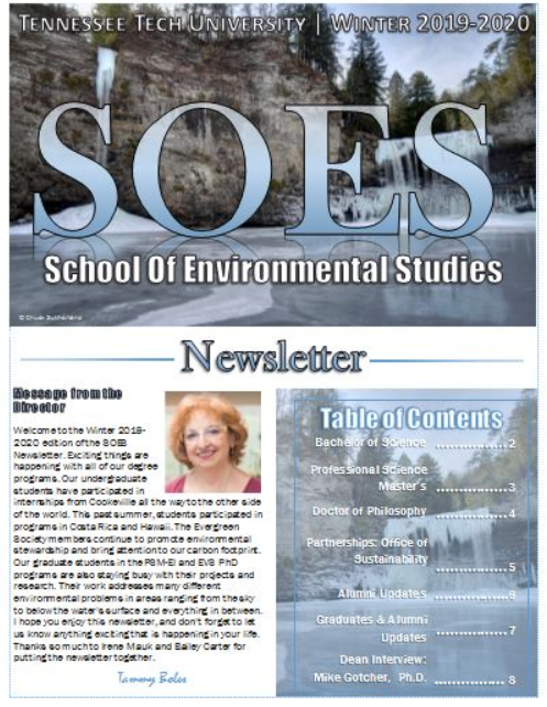 SOES Winter Newsletter 2019-2020