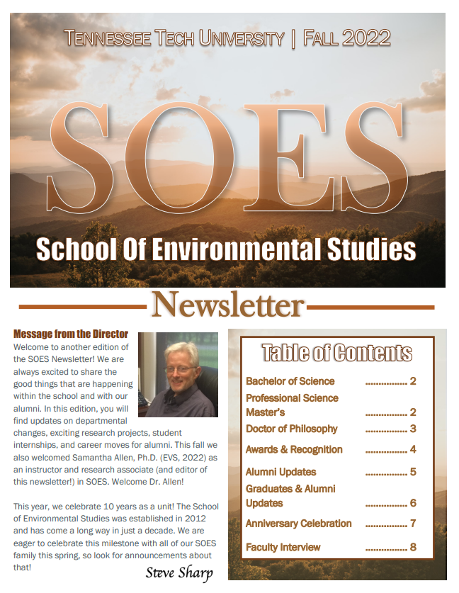 SOES Fall 2022 Newsletter