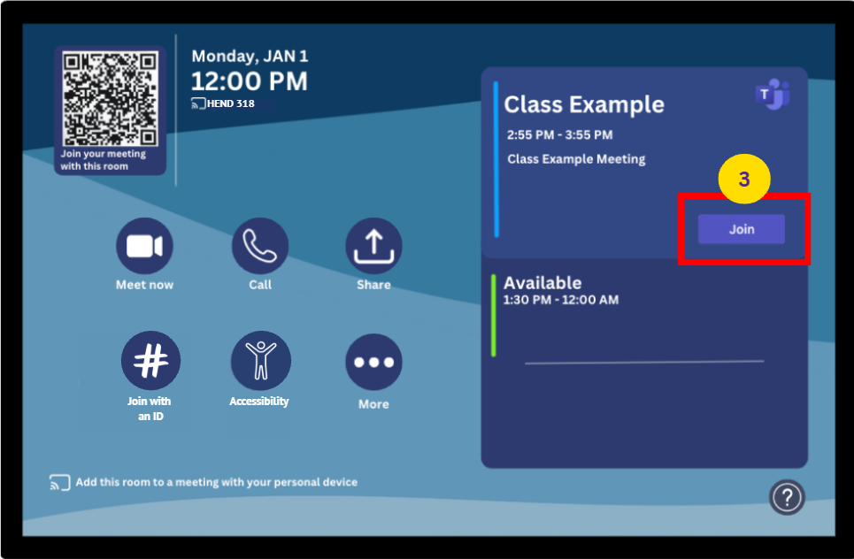 Kiosk Screen in HEND318