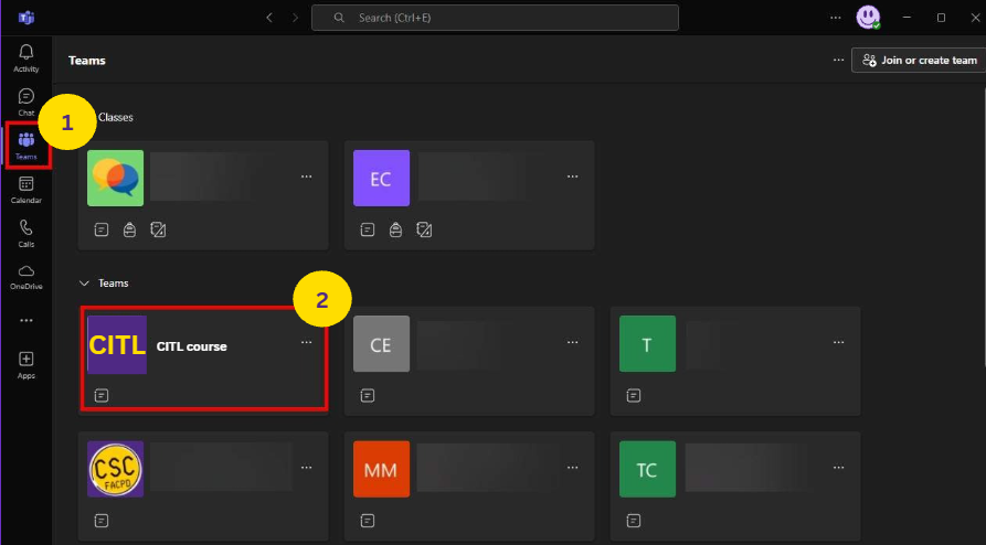 D2L/iLearn Course is visible in Microsoft Teams D2L/iLearn Course is visible in Microsoft Teams