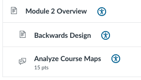 Accessibility gauge in Canvas student view