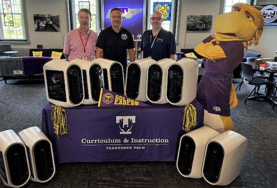 Putnam Co. teachers, Tech faculty, and Awesome Eagle