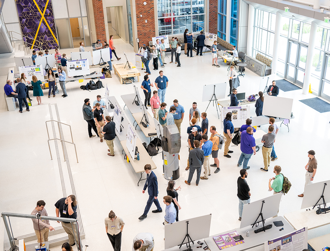 A Photo of the Senior Design Expo 2025