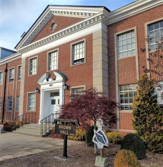 Front of Brown Hall at Tennessee Tech