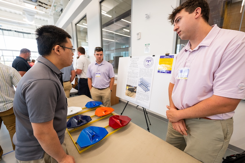 Senior Design Expo engineering technology project Engineering Technology students display project at Senior Design Expo