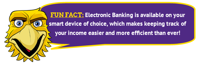 Electronic Banking is available on your smart device! 