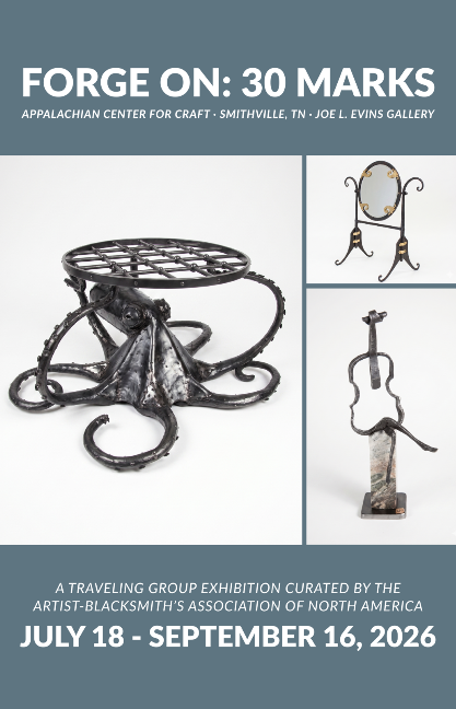 Blacksmithing exhibition poster