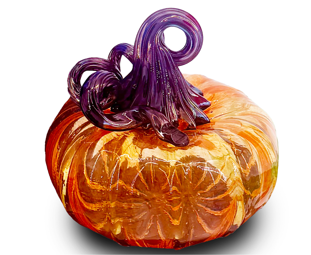Glass pumpkin