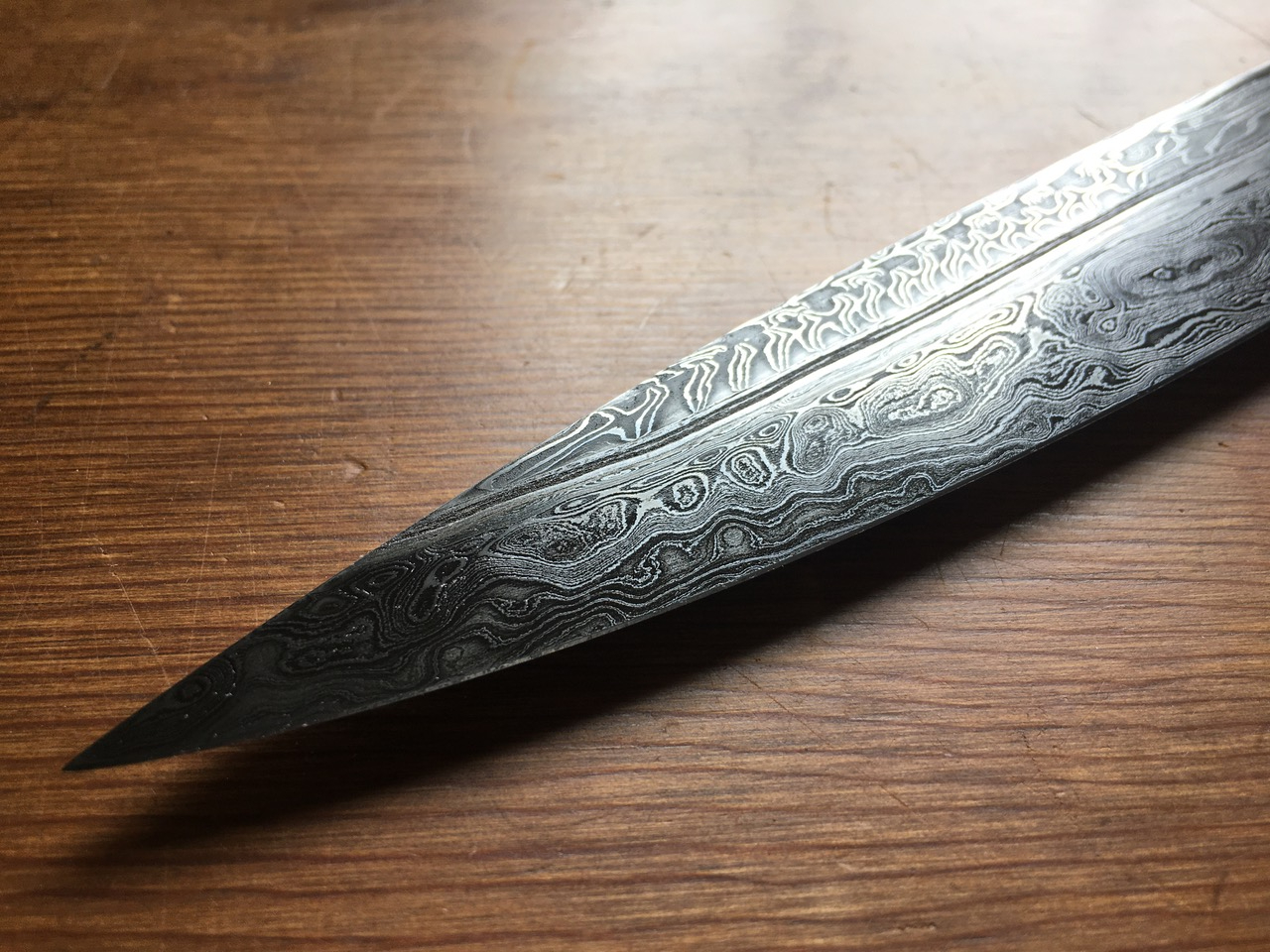 A damascus blade