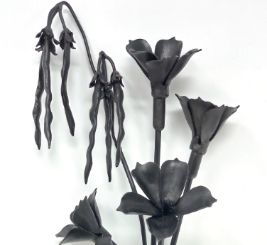 metal flowers