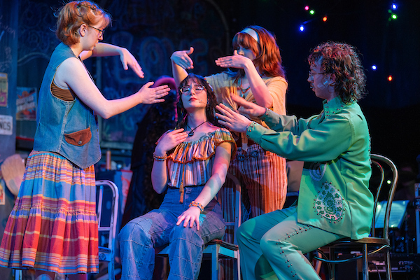 Godspell Godspell, Peggy, Herb, Joanne are fanning Gilmer