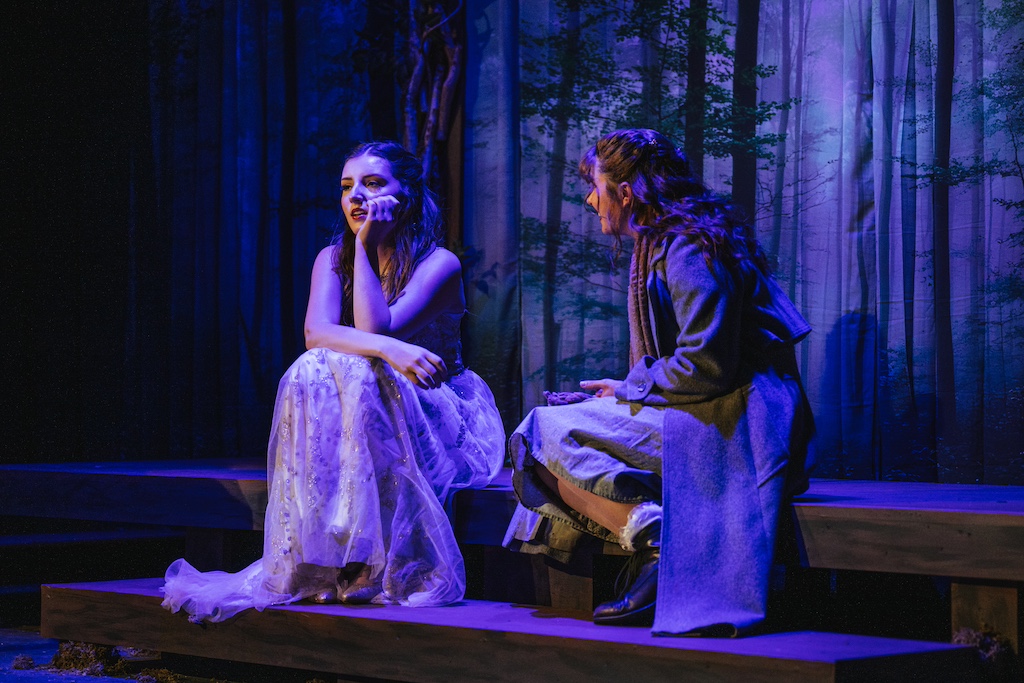 Into the Woods, Cinderella and the Baker's Wife in the woods