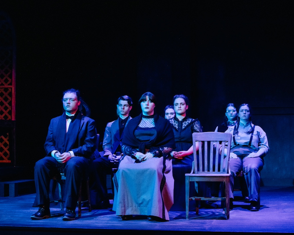 People among the dead, Our Town on stage at the Backdoor Playhouse 