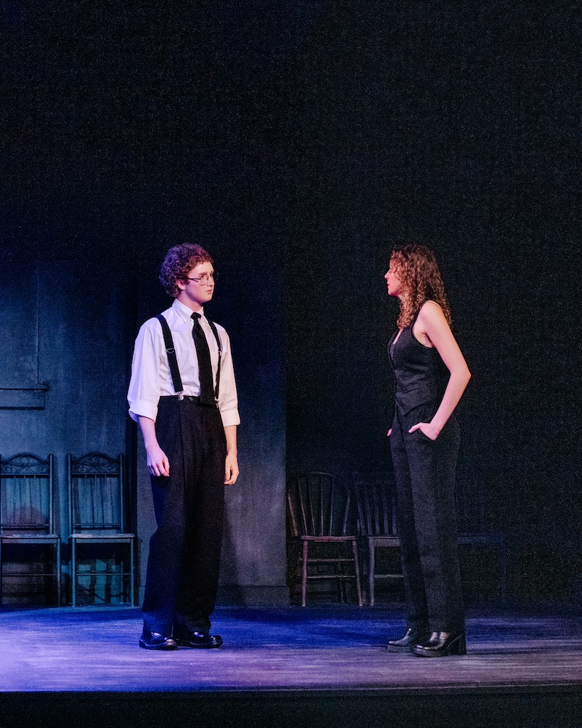 Joe Stoddard of Our Town on stage at the Backdoor Playhouse 