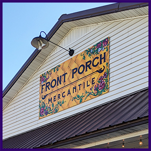 Front Porch Mercantile sign