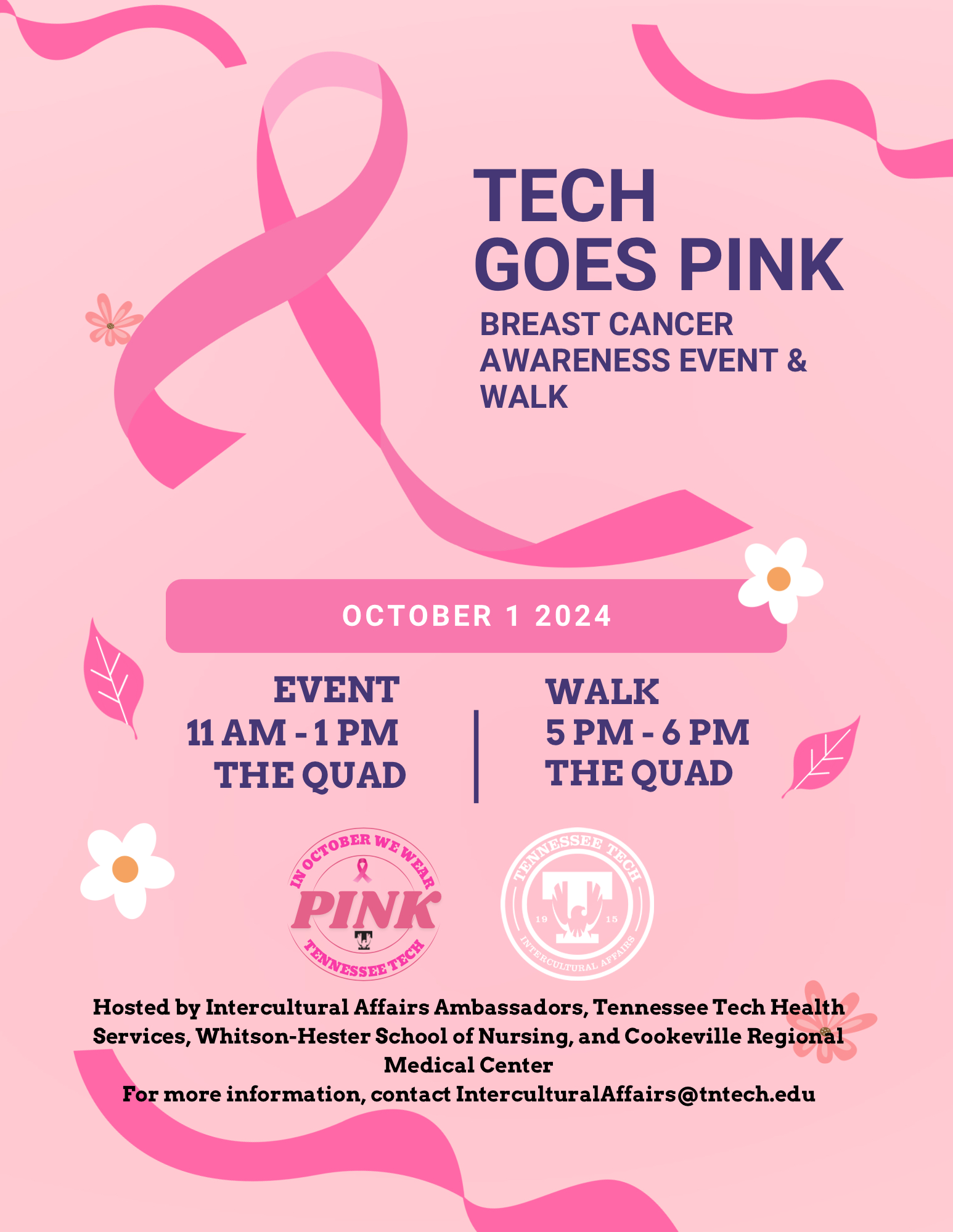 Tech Goes Pink 2024 Flyer