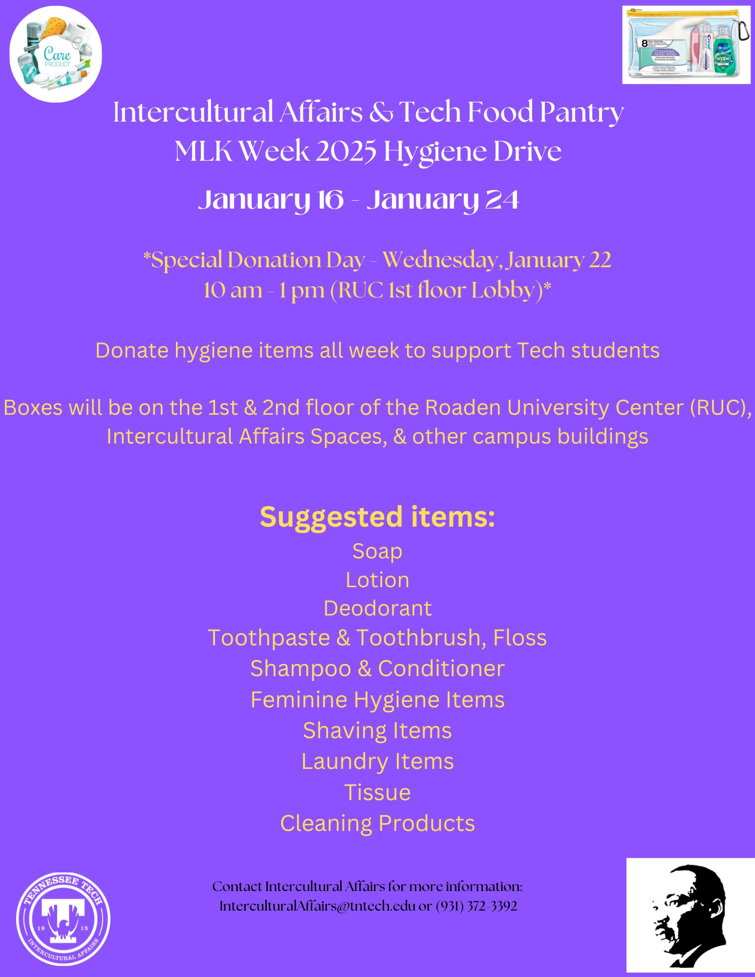 MLK Week Hygiene Drive