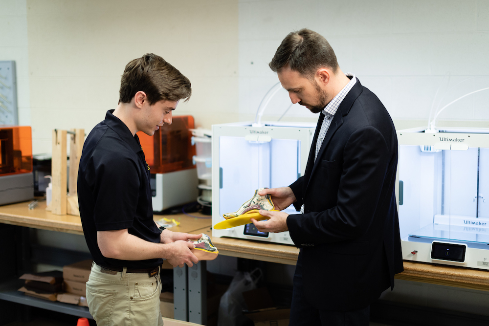 Brandon Miller, an Oak Ridge, Tennessee native who graduated from Tech in May, had the opportunity to work in the lab with Anton, focusing on the machine learning algorithms that process data from these types of sensors.