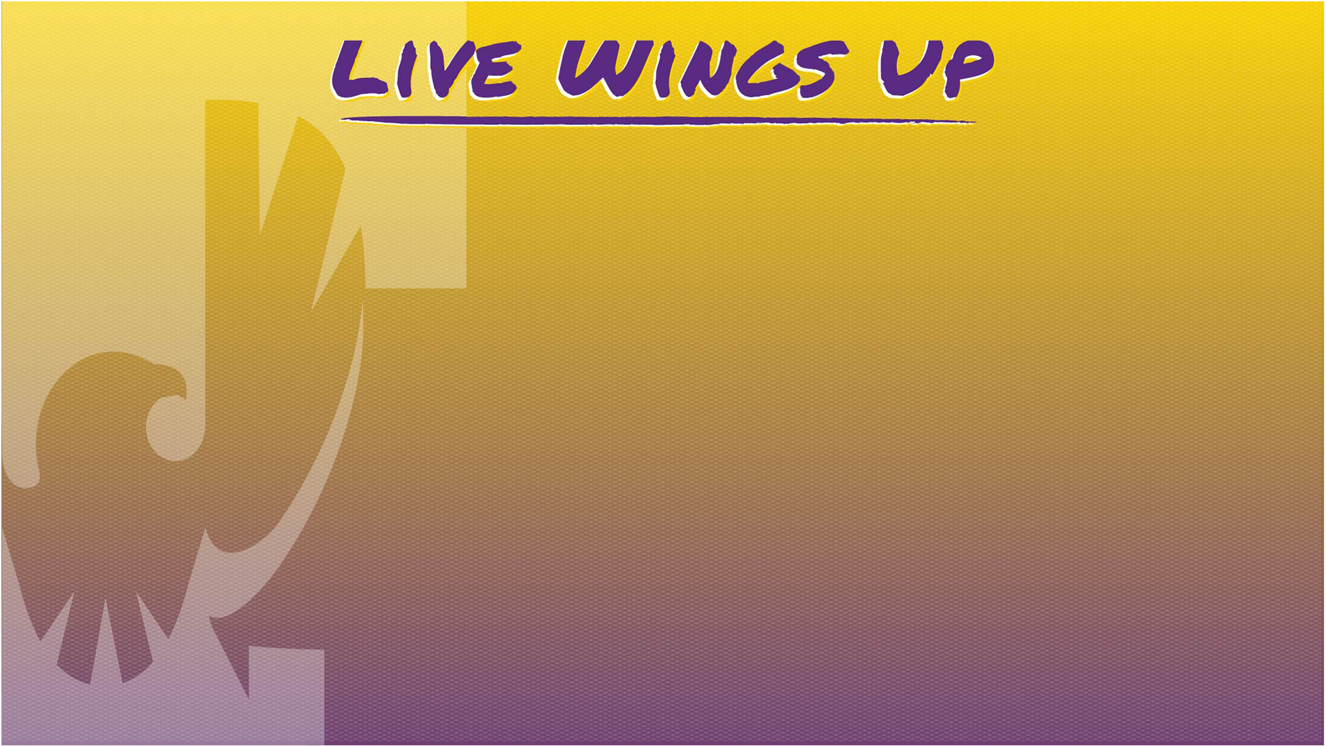 Zoom Background - Live Wings Up