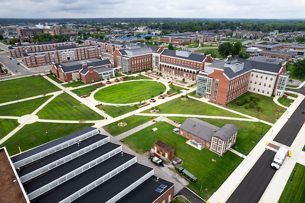 aerial view of Tenn Tech campus