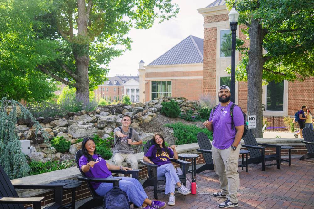 students smiling
