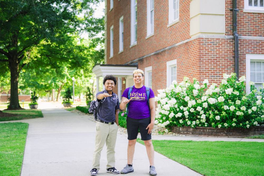 smiling students