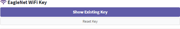 EagleNet WiFi key section of Tech Express