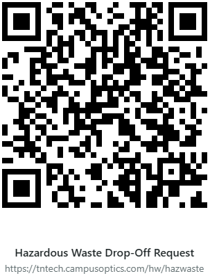 Hazardous Waste Drop-Off Request QR Code Hazardous Waste Drop-Off Request QR Code