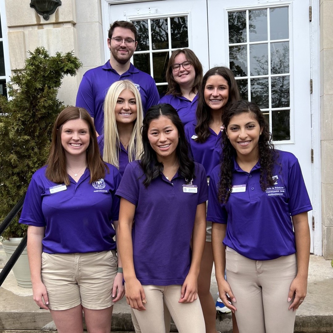 Ambassadors on steps of Henderson Hall