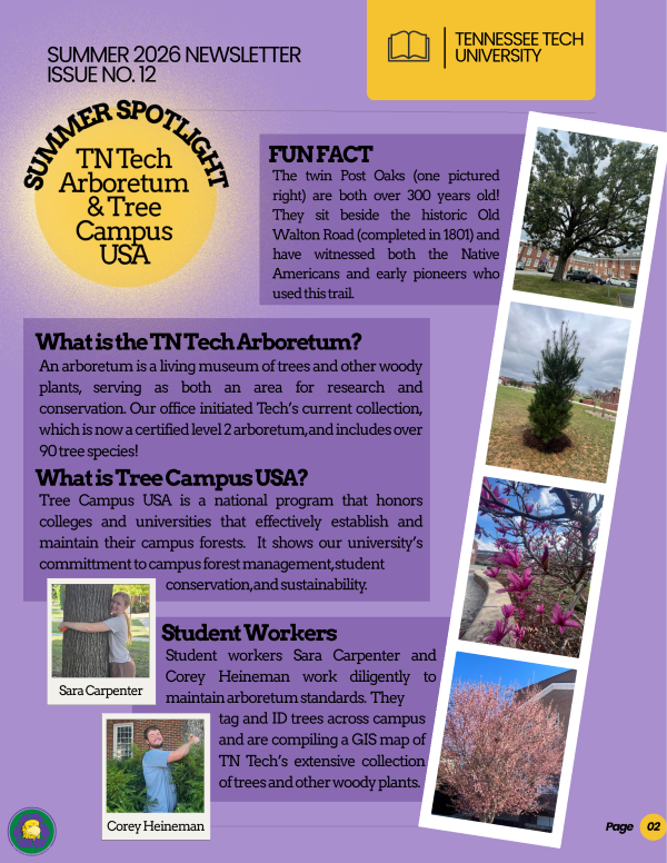 2026 Summer Newsletter, pg. 2.
