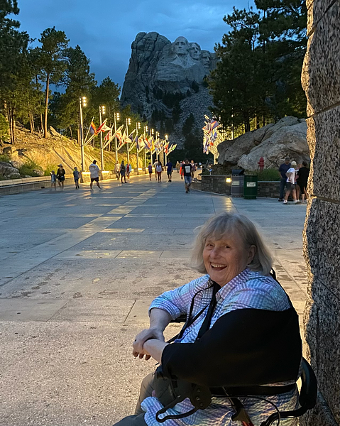 Rose Leigh Vines at Mt. Rushmore