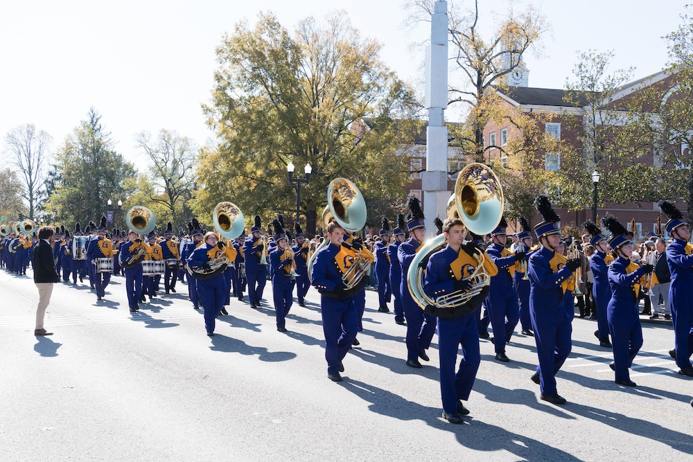 the Tech marching band