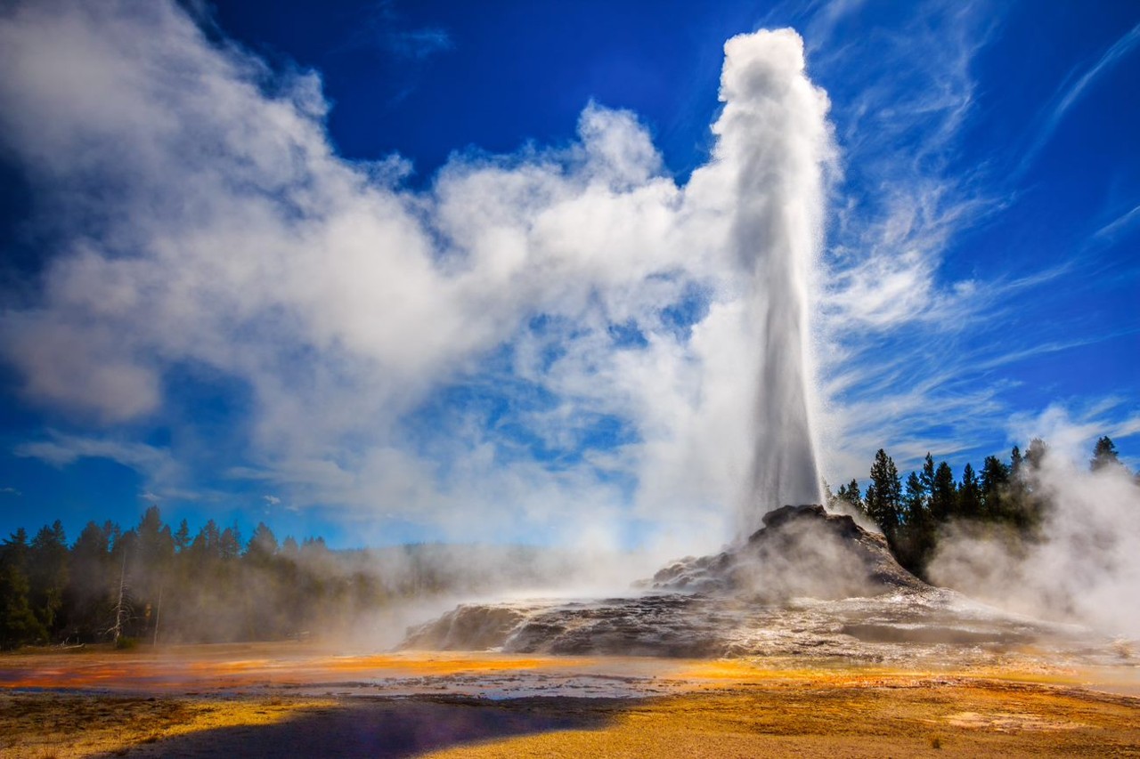 Old Faithful at Yellowstone