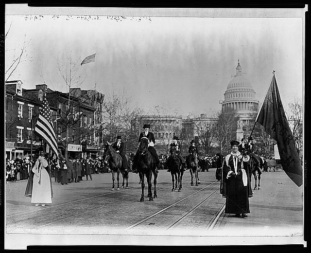 Womens suffrage parade